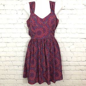 Band of Gypsies Boho Open Back Tie Dress